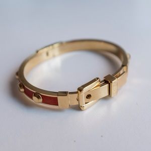 AUTHENTIC Michael Kors Belt Bracelet (Orange)